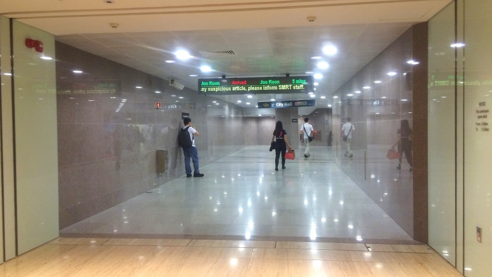City Hall MRT Station Underpass to Capitol (S$ 1.684 M)